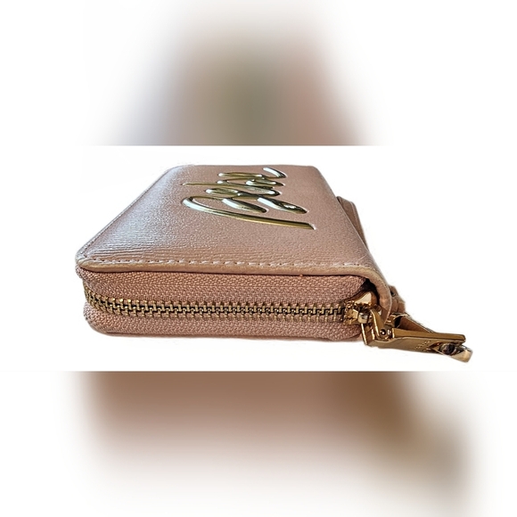 BEBE Gianna Dusty Rose Zip-Around Clutch Wallet - Picture 11 of 16